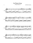 Disney/Pixar's Up Piano sheet music, Sheet music, Violin mus