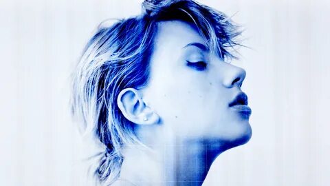 Women Blue Scarlett Johansson Actress HD wallpaper