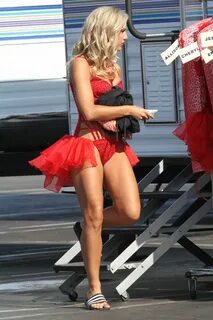 EMMA SLATER on the Set of DWTS Season 23 Promos in Los Angel