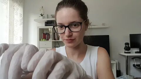 ASMR hand sounds and movements with gloves - many different 