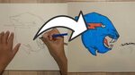 Drawing MR. BEAST LOGO Fast Art #1 - YouTube