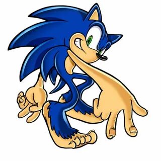 Sonic with no gloves or shoes just looks weird. - 9GAG