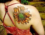 Sunflower Tattoo Images & Designs