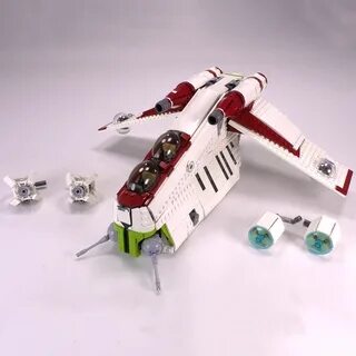 Republic Gunship (Original Build) - Minifig Scale - Brick Va