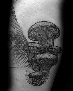 60 Mushroom Tattoo Designs für Männer - Fungus Ink Ideen - M