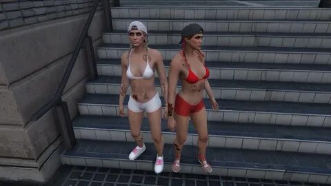 Gta 5 female character outfits - YouTube