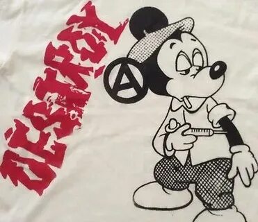 Seditionaries MICKEY MOUSE DESTROY Drug Fix Vintage Military