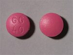 GG 40 Pill (Pink/Round/6mm) - Pill Identifier - Drugs.com
