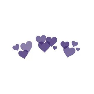 #freetoedit# purple #hearts #snapchat #filter #bynisha #deco