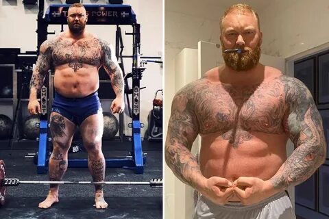 Hafthor Bjornsson shows off weight loss as Game of Thrones s