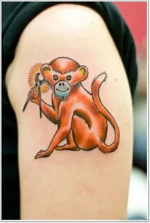 49 Excellent Monkey Shoulder Tattoos - Tattoo Designs - Tatt
