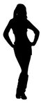 30 Woman Silhouettes (PNG Transparent) OnlyGFX.com