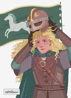 astrolauu - éowyn, shieldmaiden of rohan Tolkien art, Lotr a