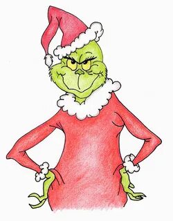 Drawing of The Grinch free image download