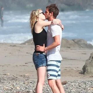 Emma Stone Showers Andrew Garfield in Birthday Kisses on the