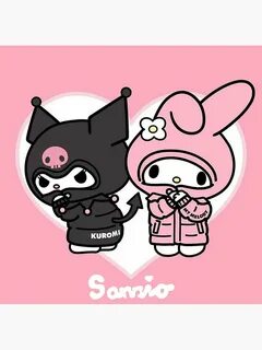 Melody And Kuromi Greeting Cards Redbubble