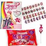 JoJo Siwa 32 Valentine Cards With Glitter Tattoos and Charms