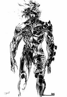 Concept art Metal Gear Rising - Raiden"THE ART OF VIDEO GAME