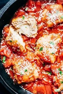 Low Carb Keto Meatballs Stuffed with Cheese Chicken & Provol