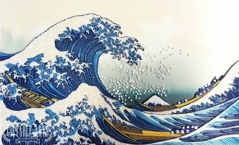 Японские волны обои - 33 фото - картинки и рисунки: скачать 