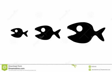 Fish chain stock vector. Illustration of likened, ocean - 50