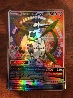 Arceus gx ex pokemon orica carte personnalisée Cool pokemon 