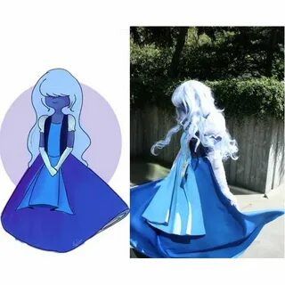 Commission Request Steven Universe - Sapphire Cosplay Dress 