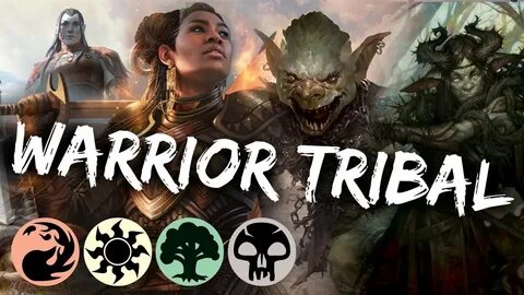 WARRIOR TRIBAL MTG Arena 4-Color Warrior Tribal Deck in GRN 