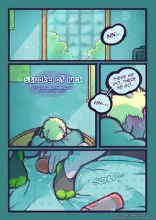 DarkChibiShadow - Stroke of Luck gay porn comic.