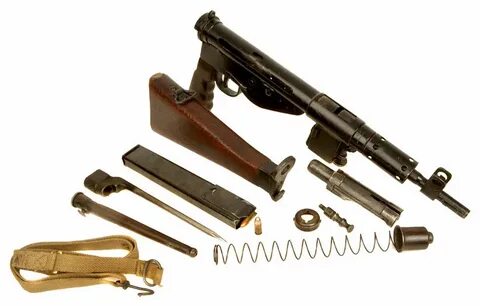 Deactivated OLD SPEC WWII Arnham Era Sten MKV (5) Submachine