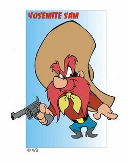 Yosemite Sam Yosemite sam, Looney tunes cartoons, Classic ca