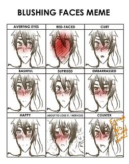 Blushing Faces Meme Anime - Bomdia Wallpaper