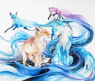 Pin by Julia Persona on Luqman Reza Mulyono Fox painting, Cr