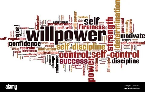 Willpower word cloud concept. Vector illustration Stock Vector Image & Art - Ala