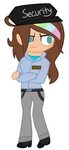 FNaF OC - Lyanne the Security Guard. by CamomiIe on DeviantA