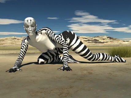 Zebra girl - 3D and 2D Art - ShareCG