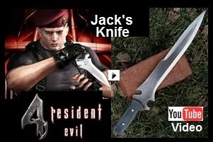 Jack’s Knife - Resident Evil 4 Influence. See Pictures, Pric