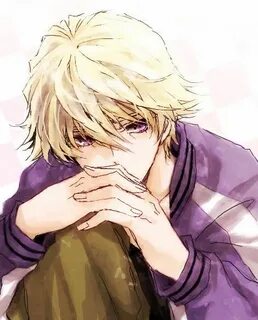 Znalezione obrazy dla zapytania anime boys with blonde hair 