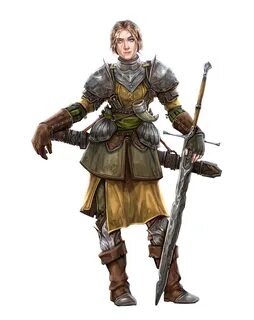 Female Fighter Adventurer Pathfinder Pfrpg Dnd D D D20 Fantasy - ndtgov.com