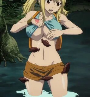 Fairy tail Lucy heartfilia plumping busty hentai babe! - 4 -