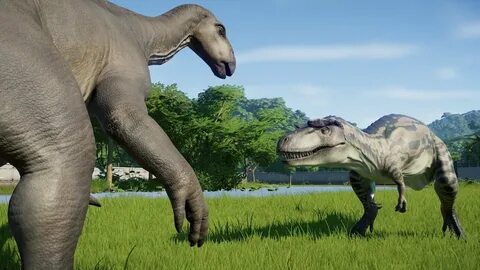 Iguanodon VS Albertosaurus, Allosaurus, Carnotaurus, Cerato 