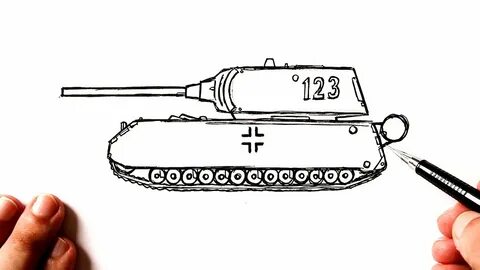 Как нарисовать танк Т 34 на 23 февраля