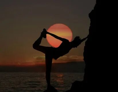 4800x900px free download HD wallpaper: gymnast, sunset, silh