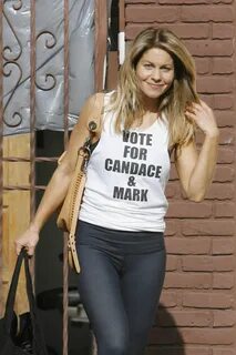 CANDACE CAMERON BURE in Tights Arrives at DWTS Practice in L