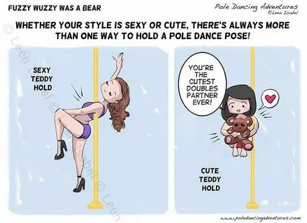 Fuzzy Wuzzy was a Bear Pole dance moves, Pole dancing quotes