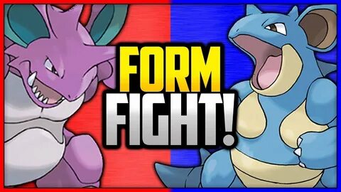 Nidoking vs Nidoqueen Pokémon Form Fight - YouTube