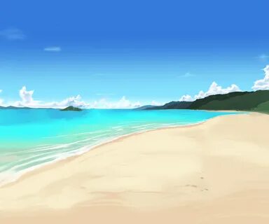 Beach Anime Background posted by Christopher Mercado