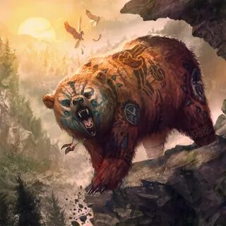 Form of the Bear Digital Art by Ryan Barger Pixels