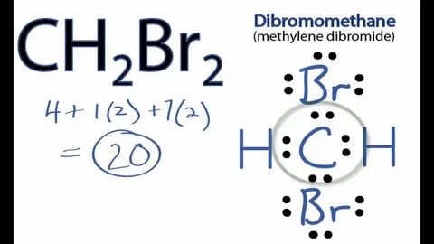 CH2Br2 Lewis Structure: How to Draw the Lewis Structure for 