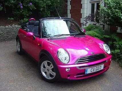 I need a CAR! Soonest. Pink mini coopers, Mini cooper conver